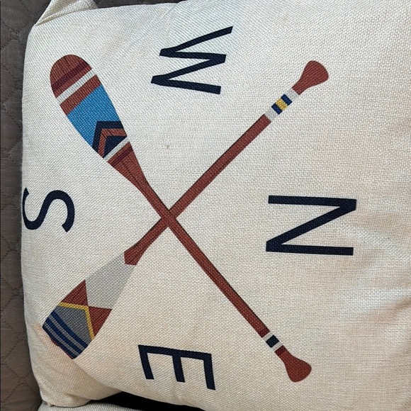 Decorative Lake House Throw Pillows - Set of 4 - Picture 3 of 5